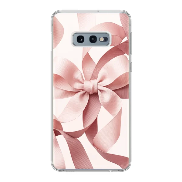 Blush Pink Ribbon Strap Bow case