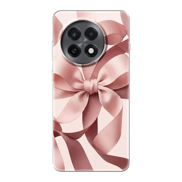 Blush Pink Ribbon Strap Bow case