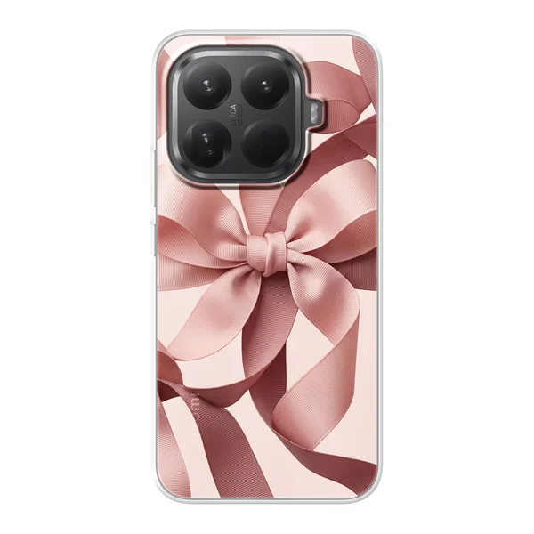 Blush Pink Ribbon Strap Bow case