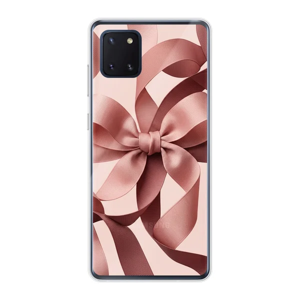 Blush Pink Ribbon Strap Bow case