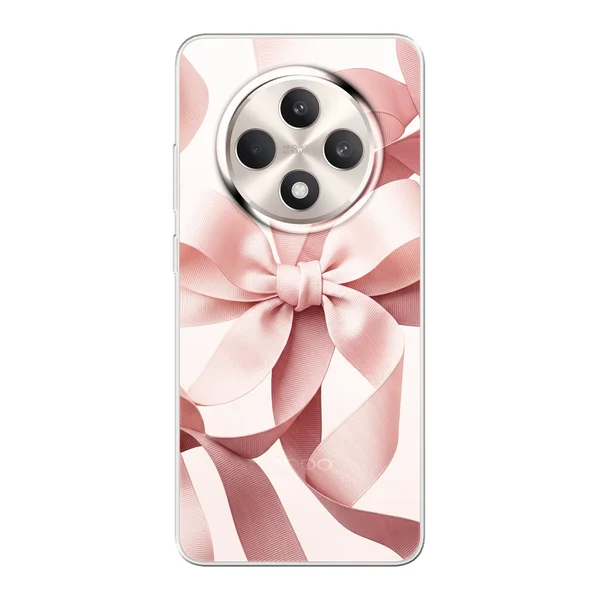 Blush Pink Ribbon Strap Bow case