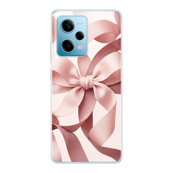 Blush Pink Ribbon Strap Bow case