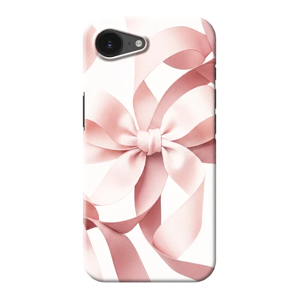 Blush Pink Ribbon Strap Bow Design case