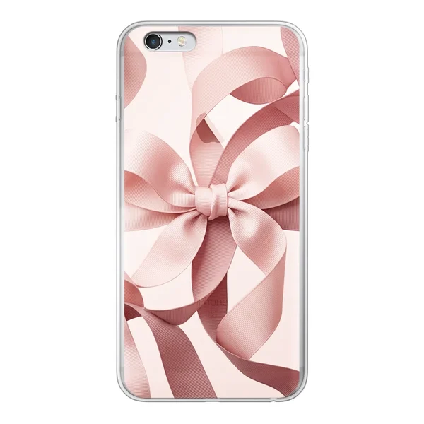 Blush Pink Ribbon Strap Bow case