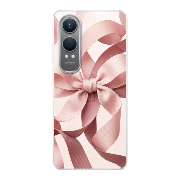 Blush Pink Ribbon Strap Bow case