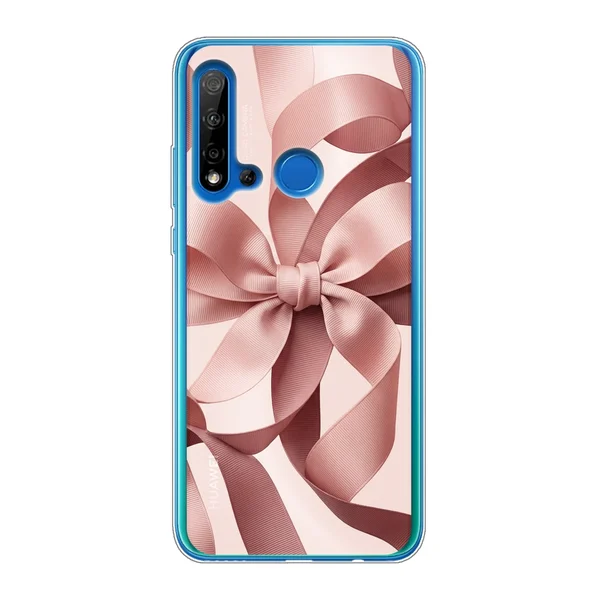 Blush Pink Ribbon Strap Bow case
