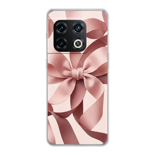 Blush Pink Ribbon Strap Bow case