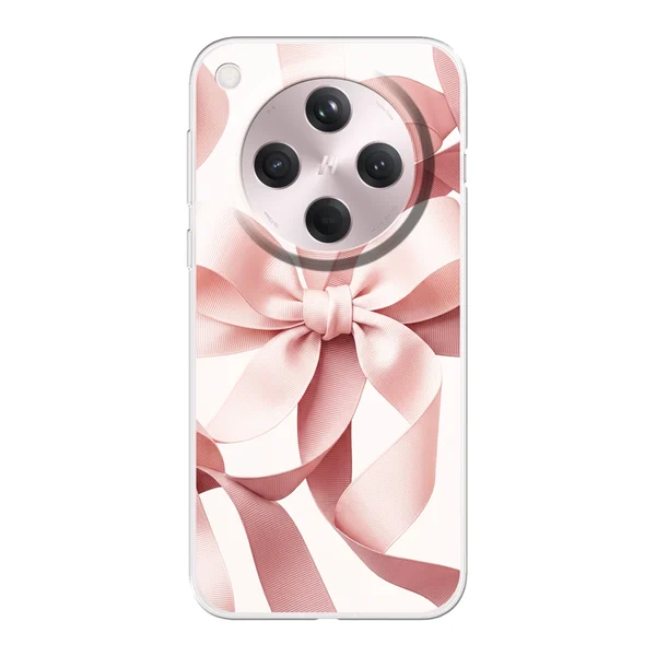 Blush Pink Ribbon Strap Bow case