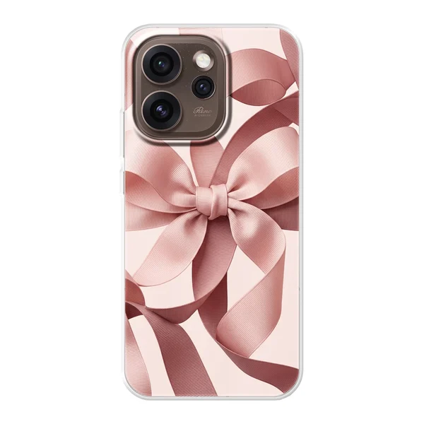 Blush Pink Ribbon Strap Bow case