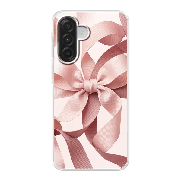 Blush Pink Ribbon Strap Bow case