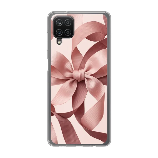 Blush Pink Ribbon Strap Bow case