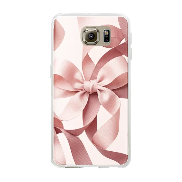 Blush Pink Ribbon Strap Bow case