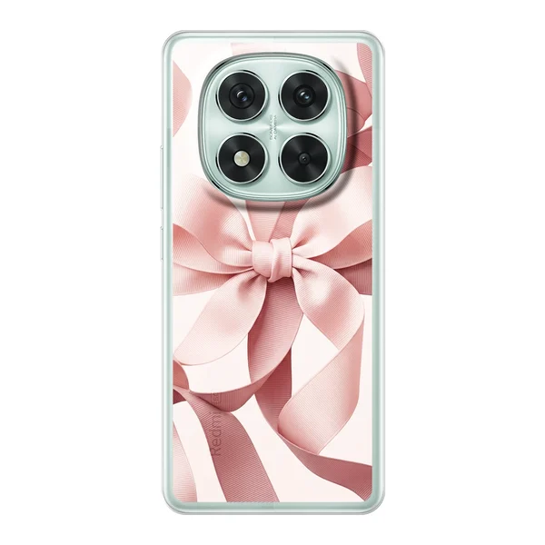Blush Pink Ribbon Strap Bow case