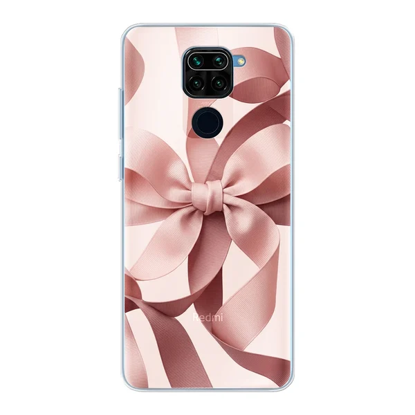 Blush Pink Ribbon Strap Bow case