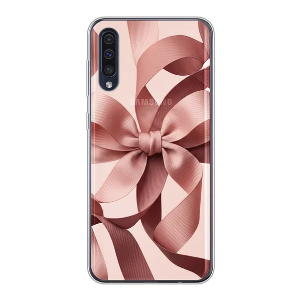 Blush Pink Ribbon Strap Bow case