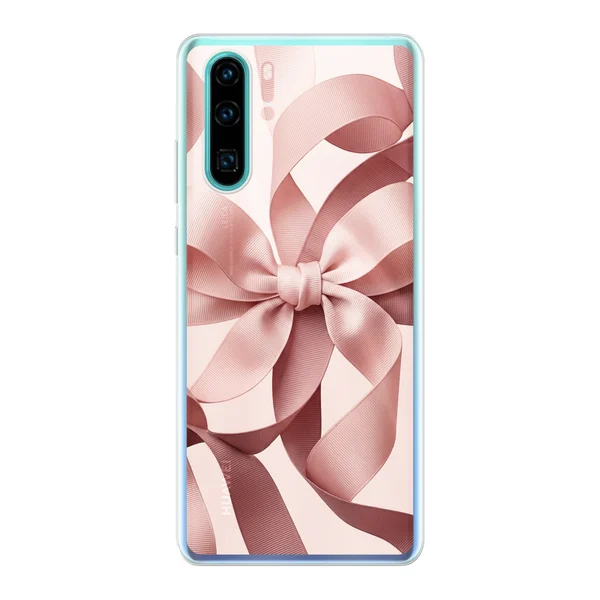 Blush Pink Ribbon Strap Bow case