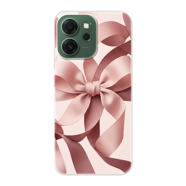 Blush Pink Ribbon Strap Bow case