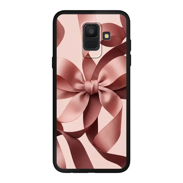 Blush Pink Ribbon Strap Bow case