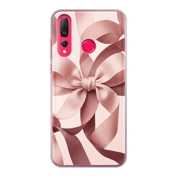 Blush Pink Ribbon Strap Bow case