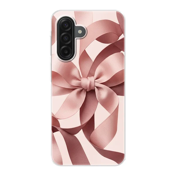 Blush Pink Ribbon Strap Bow case