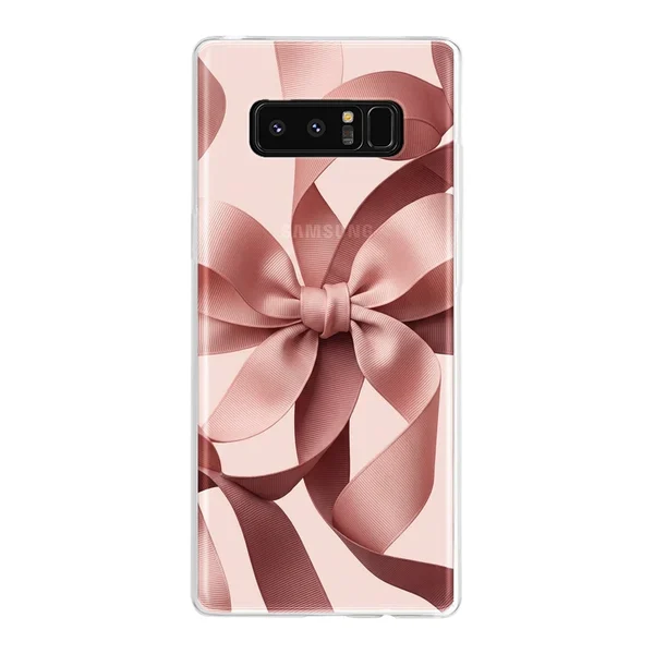 Blush Pink Ribbon Strap Bow case