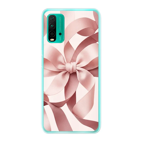 Blush Pink Ribbon Strap Bow case