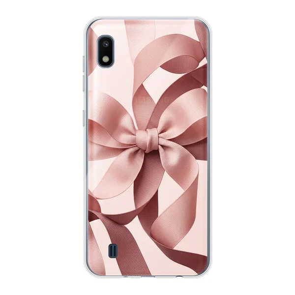 Blush Pink Ribbon Strap Bow case