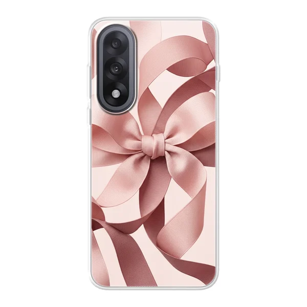 Blush Pink Ribbon Strap Bow case