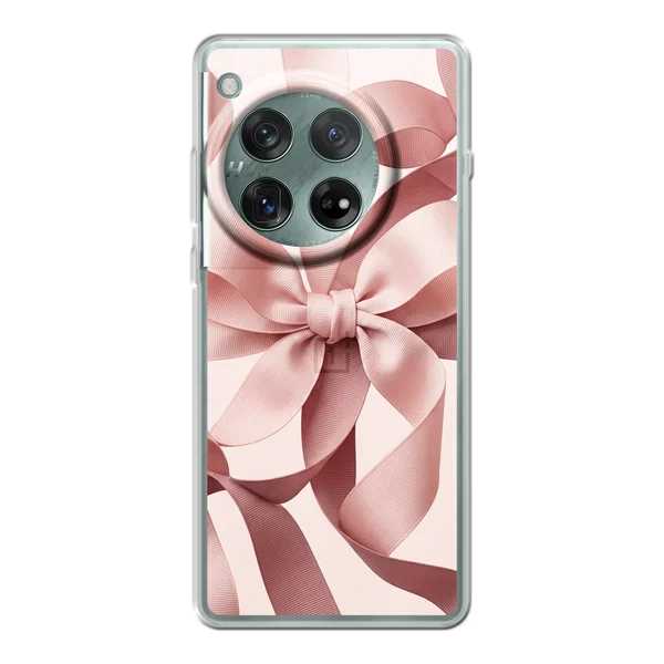 Blush Pink Ribbon Strap Bow case