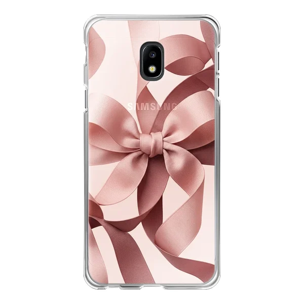 Blush Pink Ribbon Strap Bow case