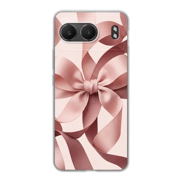 Blush Pink Ribbon Strap Bow case