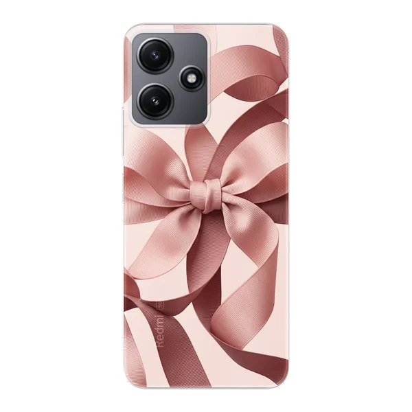 Blush Pink Ribbon Strap Bow case