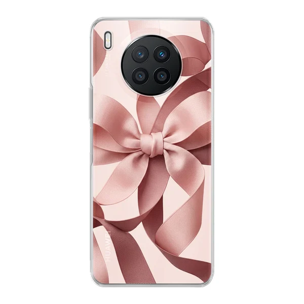 Blush Pink Ribbon Strap Bow case