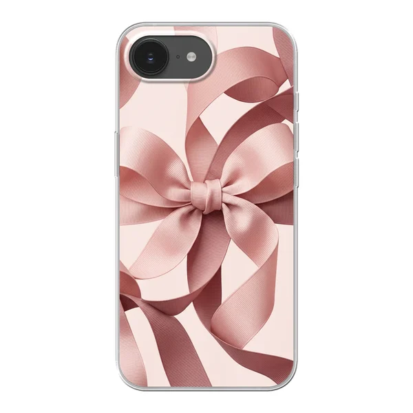 Blush Pink Ribbon Strap Bow case