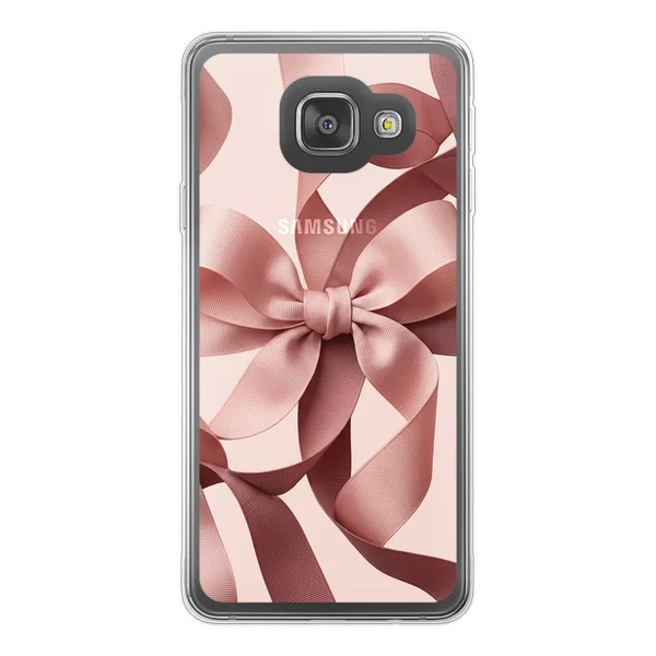 Blush Pink Ribbon Strap Bow case