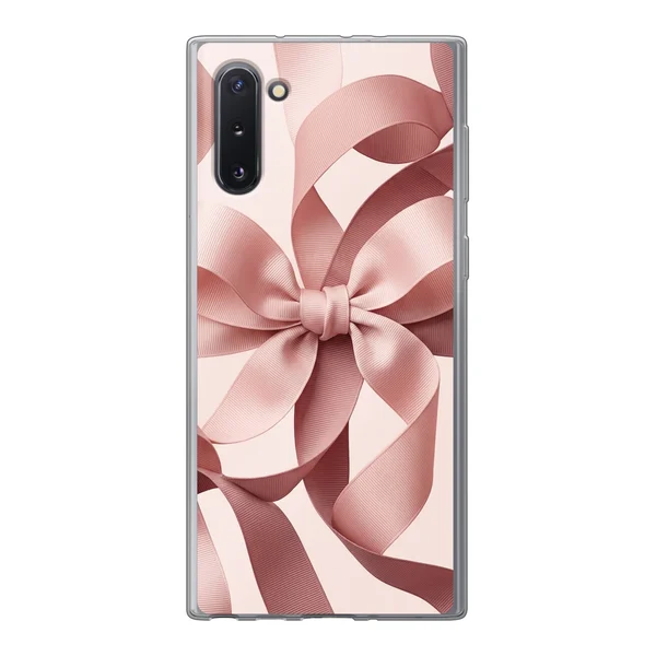 Blush Pink Ribbon Strap Bow case