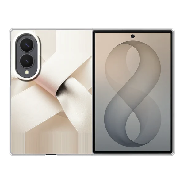 Porcelain Bow Fold Design case