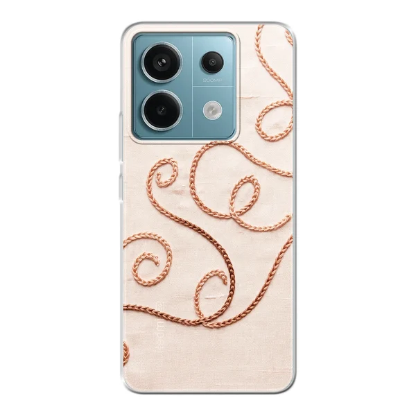 Rose Gold Chainstitch Vine case