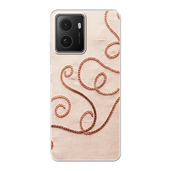 Rose Gold Chainstitch Vine case