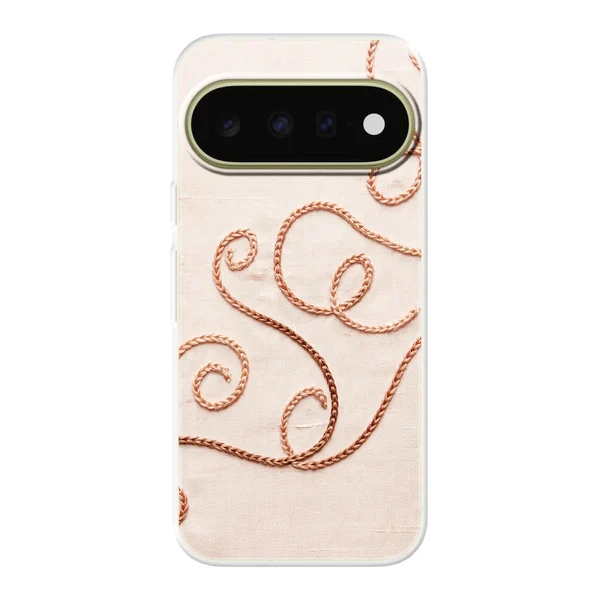 Rose Gold Chainstitch Vine case