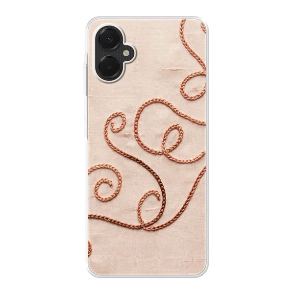 Rose Gold Chainstitch Vine case