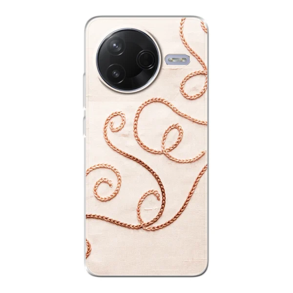 Rose Gold Chainstitch Vine case