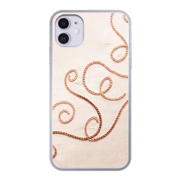 Rose Gold Chainstitch Vine case
