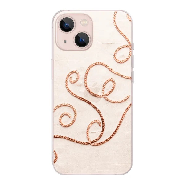 Rose Gold Chainstitch Vine case