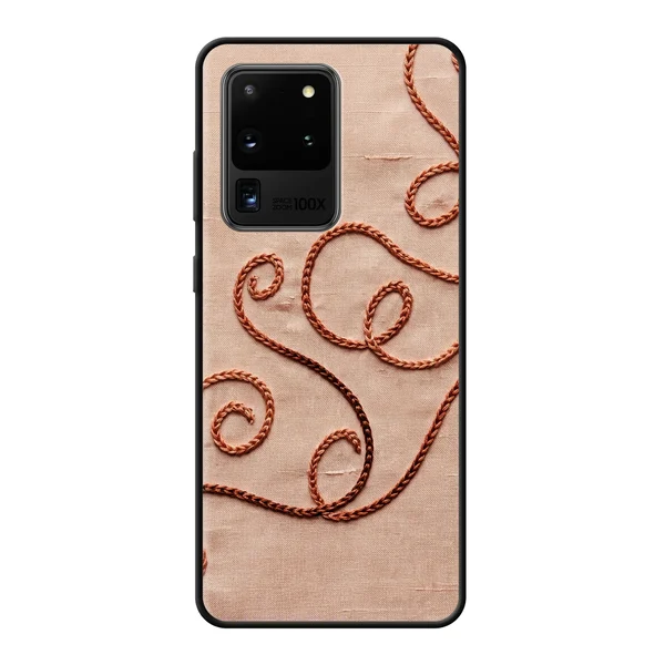 Rose Gold Chainstitch Vine case