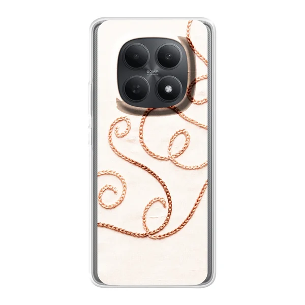 Rose Gold Chainstitch Vine case