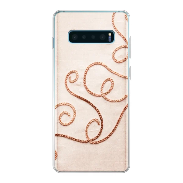Rose Gold Chainstitch Vine case