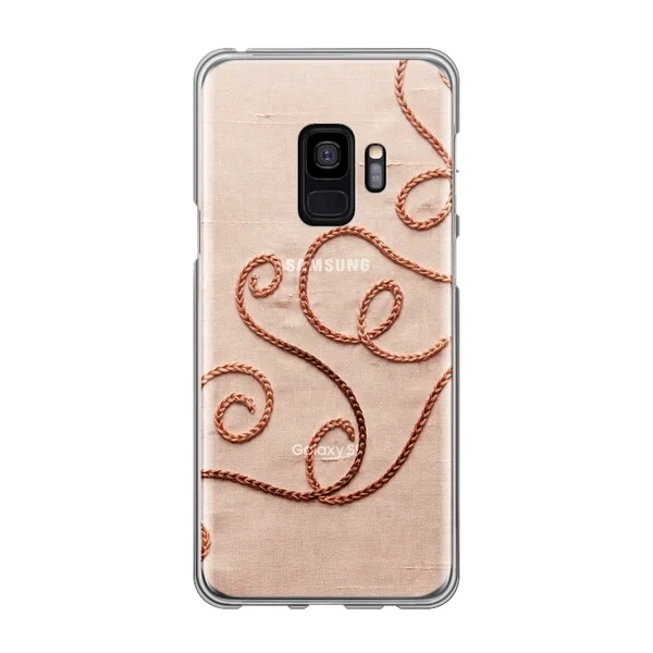 Rose Gold Chainstitch Vine case