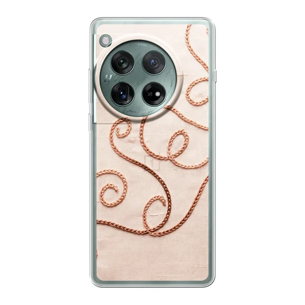 Rose Gold Chainstitch Vine case