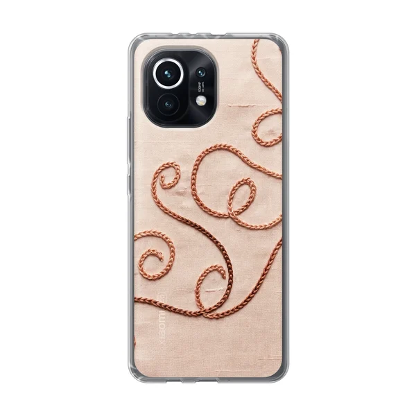 Rose Gold Chainstitch Vine case